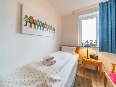 Schlafzimmer mit Einzelbett
