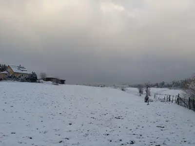 Winterlandschaft am Haus - Kopie