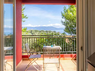 Blick auf den Balkon