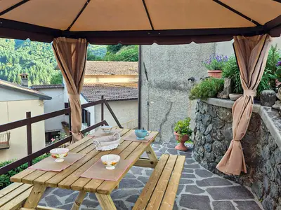 outside