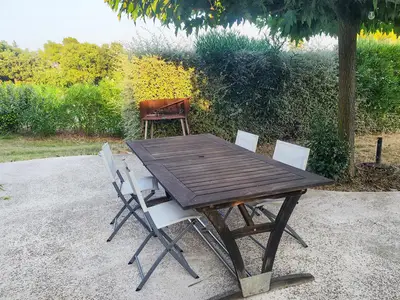 outside