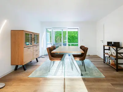 Ferienwohnung Lakeside House Esszimmer