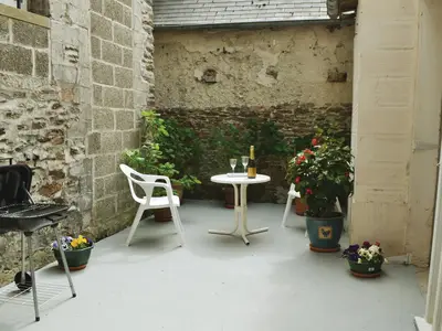 outside