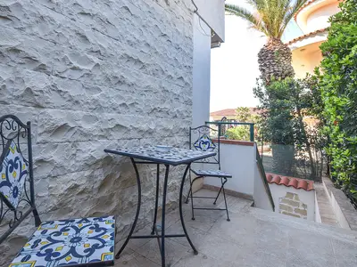 outside