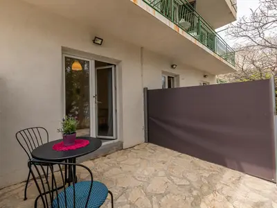 outside