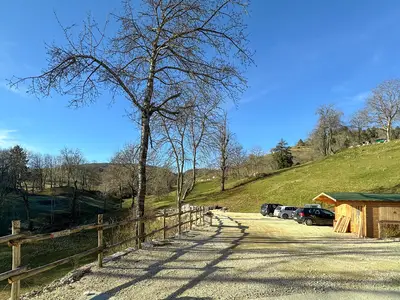 outside