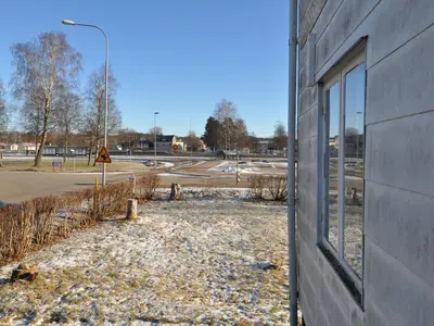 outside