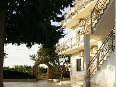 outside