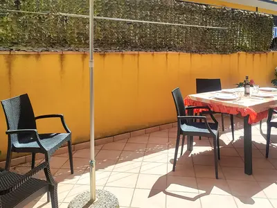 outside