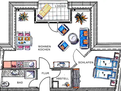 Ferienwohnung für 4 Personen (55 m²) in Norderney 6/10