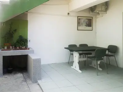 outside