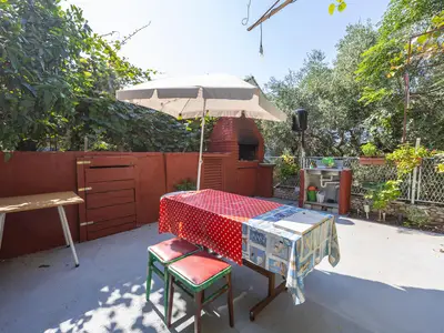 outside