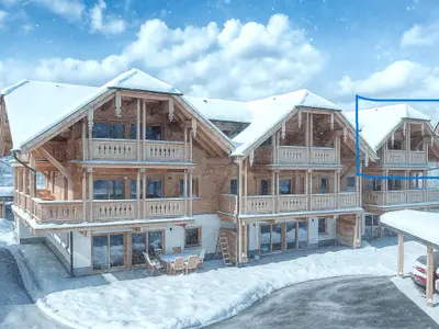 Außenseite Ferienhaus [Winter]