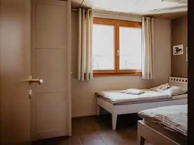 Schlafzimmer mit Einzelbetten