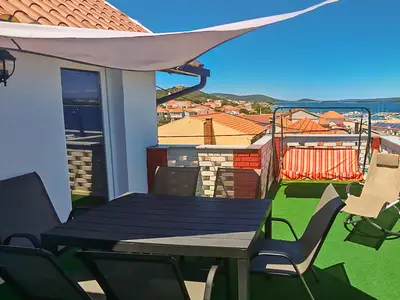 outside