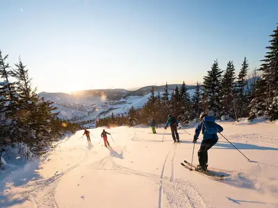 Skifahren und Skitouren gehen
