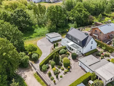 Ferienwohnung Lakeside House Waren (Müritz) - Drohnenaufnahme