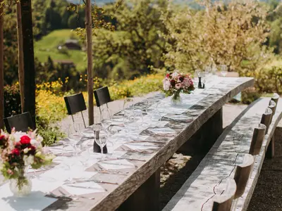 Gartenterrasse vom Restaurant