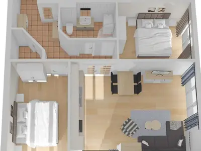 Ferienwohnung für 5 Personen (70 m²) in Baabe 5/10