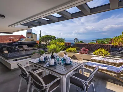 Ferienwohnung für 8 Personen (95 m²) in Njivice 1/10