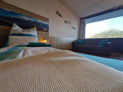 Aussicht vom Doppelbett