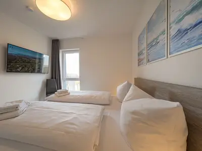 Schlafzimmer mit Doppelbett