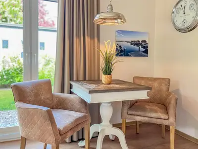 Essbereich im Wohnzimmer