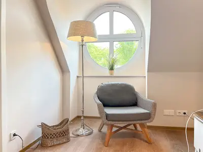 Sessel im Wohnbereich