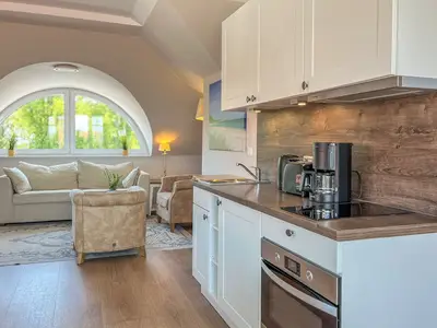 Blick auf die Küchenzeile