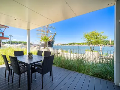 Terrasse mit Blick zur Ostsee