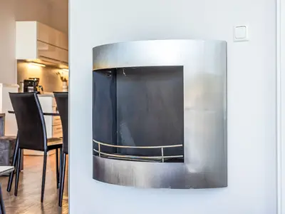 Wohnbereich mit Kamin