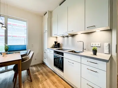 Küchenzeile im Wohnbereich