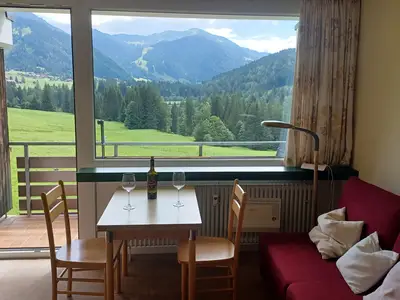 Freier Blick auf die Berge
