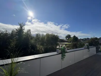 Dachterrasse-Ausblick