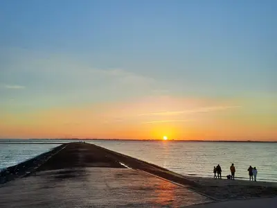 Sonnenuntergang in Eckwarderhörne