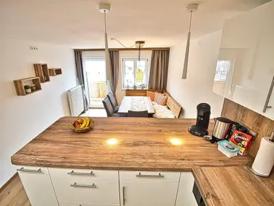 Küche und Essbereich