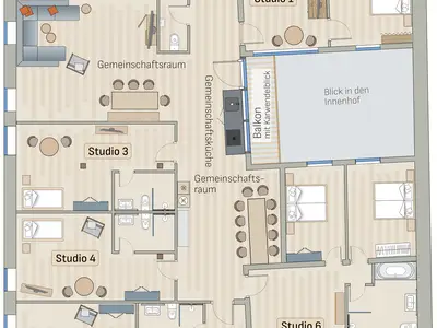 Ferienwohnung für 12 Personen (320 m²) 1/10