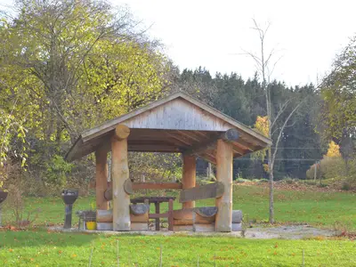 Grillplatz im Garten