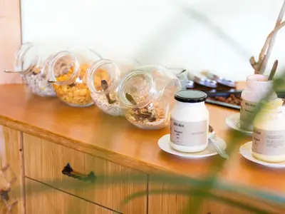 Frühstücksbuffet Joghurt Müsli