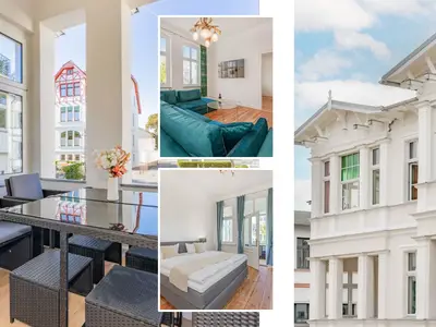 Ferienwohnung für 6 Personen (103 m²) in Ahlbeck 1/10