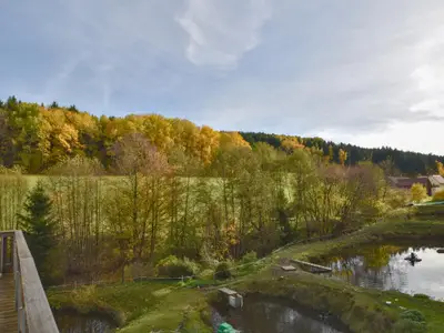 Aussicht vom Ferienhaus [Sommer]