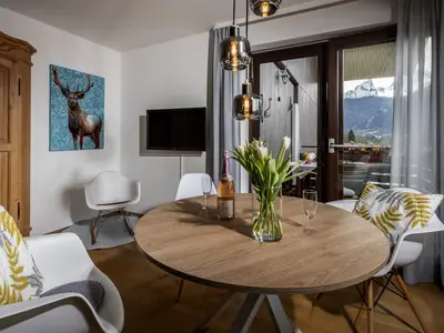 Essbereich Fewo Bergkristall