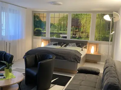 BEDROOM, INSIDE, OUTSIDE