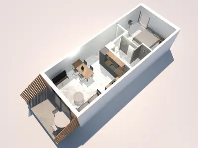 Ferienwohnung für 2 Personen (57 m²) in Freiburg 7/10