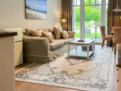 Blick zum Wohnbereich