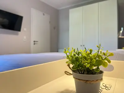 Schlafzimmer mit Dekoratives Detail