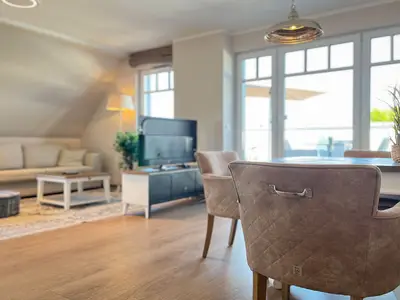 Blick zum Wohnbereich