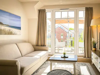 Blick zum Wohnbereich