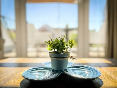 Wohnzimmer mit dekorativem  Detail