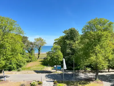 Meerblick vom Wohnbereich Fenster
